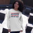 This Firecracker Was Born On 4Th Of July Patriotic Birthday Long Sleeve T-Shirt T-Shirt Gifts for Her