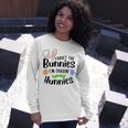 Forget The Bunnies Im Chasing Hunnies Funny Boys Easter Gift Unisex Long Sleeve Gifts for Her