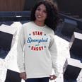 Fourth Of July Star Spangled Sassy Cute 741 Shirt Unisex Long Sleeve Gifts for Her