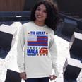 Funny The Return Of The Ultra Maga King Flag Gift Unisex Long Sleeve Gifts for Her