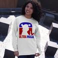 Funny Ultra Maga Gift For Americans Trump Biden Lover Unisex Long Sleeve Gifts for Her