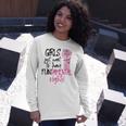 Girls Just Wanna Have Fundamental Human Rights Funny V2 Unisex Long Sleeve Gifts for Her