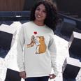 Hamster Lover Hammy Girls Long Sleeve T-Shirt T-Shirt Gifts for Her