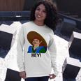 Hey V2 Unisex Long Sleeve Gifts for Her