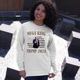 Mega King Mega King Trump 2024 Donald Trump Long Sleeve T-Shirt T-Shirt Gifts for Her