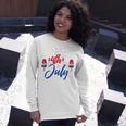 Memorial Day 4Th Of July Holiday Patriotic Ice Cream V2 Unisex Long Sleeve Gifts for Her