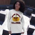 Miniature Schnauzer Halloween On All Hallows Night Unisex Long Sleeve Gifts for Her