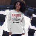 Naunie Grandma Naunie The Woman The Myth The Legend Long Sleeve T-Shirt Gifts for Her