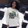 Reel Girl Fish Unisex Long Sleeve Gifts for Her