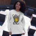Softball Gigi Leopard Game Day Softball Lover Grandma Long Sleeve T-Shirt T-Shirt Gifts for Her