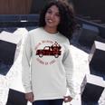 Special Delivery Valentines Car Red Plaid Unisex Long Sleeve Gifts for Her