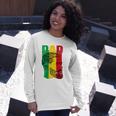 Strong Black Dad King African American Long Sleeve T-Shirt T-Shirt Gifts for Her