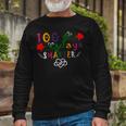 100 Days Smarter Shirt Happy 100Th Day Of School Long Sleeve T-Shirt Gifts for Old Men