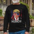 2024 Trump 4Th Of July S Merica Long Sleeve T-Shirt T-Shirt Gifts for Old Men