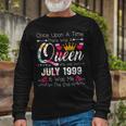 23 Years Birthday Girls 23Rd Birthday Queen July 1999 Long Sleeve T-Shirt Gifts for Old Men