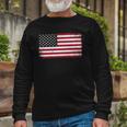4Th Of July American Flag Vintage Usa Patriotic Long Sleeve T-Shirt T-Shirt Gifts for Old Men