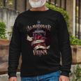 Almodovar Blood Runs Through My Veins Name Long Sleeve T-Shirt Gifts for Old Men