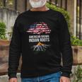 American Grown With Indian Roots India Tee Long Sleeve T-Shirt T-Shirt Gifts for Old Men
