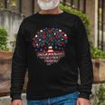 American Tree 4Th Of July Usa Flag Hearts Roots Patriotic Long Sleeve T-Shirt T-Shirt Gifts for Old Men