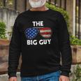The Big Guy Joe Biden Sunglasses Red White And Blue Big Boss Long Sleeve T-Shirt T-Shirt Gifts for Old Men