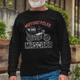 Bike Rider Motorcycle Biker Mascara Biking Biker Long Sleeve T-Shirt T-Shirt Gifts for Old Men