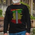 Black Freeish Since 1865 Party Decorations Juneteenth Long Sleeve T-Shirt T-Shirt Gifts for Old Men