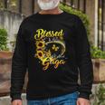 Blessed To Be Called Gaga Sunflower Lovers Grandma Long Sleeve T-Shirt T-Shirt Gifts for Old Men