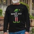 Bonus Dad Elf Matching Group Christmas Party Pajama Long Sleeve T-Shirt T-Shirt Gifts for Old Men