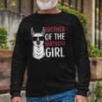 Brother Of The Birthday Girl Matching Birthday Outfit Llama Long Sleeve T-Shirt T-Shirt Gifts for Old Men