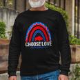 Buffalo Strong Choisissez Lamour Priez Pour Buffalo Rainbow Long Sleeve T-Shirt T-Shirt Gifts for Old Men