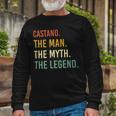 Castano Name Shirt Castano Name Long Sleeve T-Shirt Gifts for Old Men