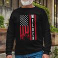 Cool Welding Us Flag Art For Welder Welding Lover Long Sleeve T-Shirt T-Shirt Gifts for Old Men