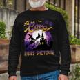 My Corgi Rides Shotgun Cool Halloween Protector Witch Dog Long Sleeve T-Shirt Gifts for Old Men