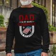 Cornhole Player Dad Is My Name Cornhole Is My Game Long Sleeve T-Shirt T-Shirt Gifts for Old Men