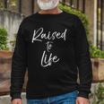 Cute Christian Baptism For New Believers Raised To Life Long Sleeve T-Shirt T-Shirt Gifts for Old Men