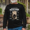 Dogs 365 Anatomy Of A Soft Coated Wheaten Terrier Dog Long Sleeve T-Shirt Gifts for Old Men