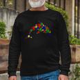 Dolphin Puzzle Animals Lover Autism Awareness Long Sleeve T-Shirt T-Shirt Gifts for Old Men