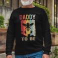 Father Grandpa Daddy To Be Pregnancy Announcement Tee Fathers Day 2 Dad Long Sleeve T-Shirt Gifts for Old Men