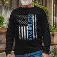 Fathers Day Best Dad Ever With Us American Flag V2 Long Sleeve T-Shirt T-Shirt Gifts for Old Men