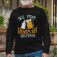 Our First Fathers Day Together Dad And Son Daughter Long Sleeve T-Shirt T-Shirt Gifts for Old Men