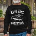 Fishing Reel Cool Godfather Unisex Long Sleeve Gifts for Old Men