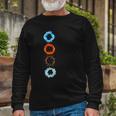 Four Elements Air Earth Fire Water Ancient Alchemy Symbols Long Sleeve T-Shirt T-Shirt Gifts for Old Men