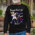 Friends Dont Let Friends Fight Chronic Inflammatory Demyelinating Polyneuropathy Cidp Alone Unicorn Blue Ribbon Cidp Support Cidp Awareness V2 Unisex Long Sleeve Gifts for Old Men