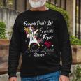 Friends Dont Let Friends Fight Limb Loss Alone Unicorn Grey Ribbon Limb Loss Limb Loss Awareness Unisex Long Sleeve Gifts for Old Men