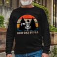 Frisbee Golf Fathers Day Men Best Dad By Par Disc Golf Long Sleeve T-Shirt Gifts for Old Men
