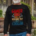 Gamer Dad Like A Regular Dad Video Gamer Gaming Long Sleeve T-Shirt Gifts for Old Men