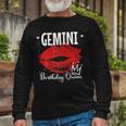 Gemini Birthday Queen Long Sleeve T-Shirt T-Shirt Gifts for Old Men