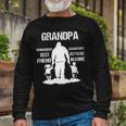 Grandpa Grandpa Best Friend Best Partner In Crime Long Sleeve T-Shirt Gifts for Old Men