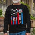 Happy 4Th Of July American Flag Fireworks Patriotic Outfits Long Sleeve T-Shirt Gifts for Old Men
