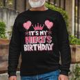 Its My Nieces Birthday Celebration Long Sleeve T-Shirt Gifts for Old Men